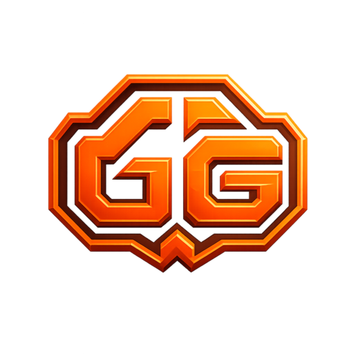 Gusher Gear logo icon in orange featuring interlocking industrial-style letters, designed for advanced water transfer and oilfield equipment branding.